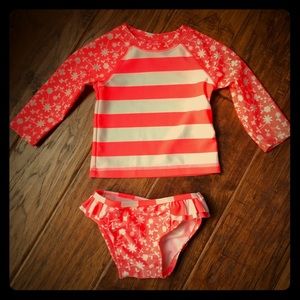 Baby girl 2 piece swimsuit